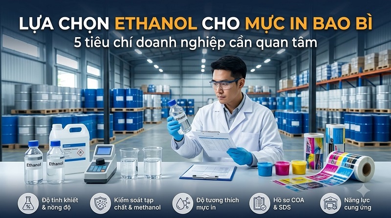Ethanol Trong Mực In Bao Bì: Vai Trò, Ứng Dụng Và Tiêu Chí Lựa Chọn
